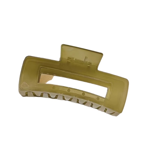 3 Piece Large Sized Translucent Hair Clips - Picture 7 of 7